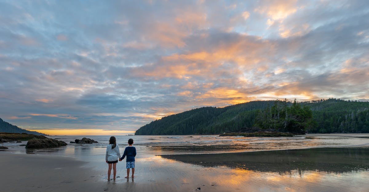 I live in the US. My sister just passed in Canada - Kids Standing on the Shore