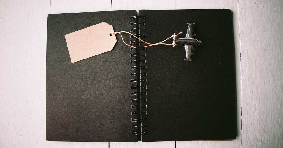 I was asked to transfer a book via airplane - Brown Bookmark and Black Plane Keychain