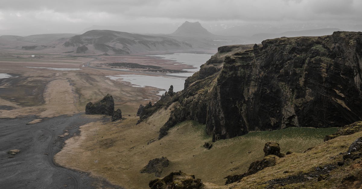 Iceland's Schengen Area situation - Overcast scenery with mountains and coastline