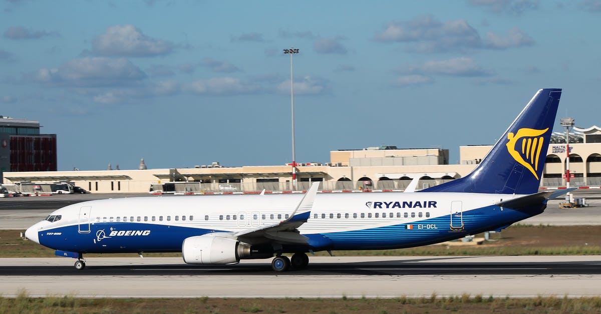 Immigration in Tirana Airport - White and Blue Passenger Plane on Airport