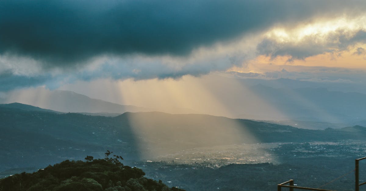 In Costa Rica - Invite Strangers to Dinner? - Sunlight Beaming Through Clouds