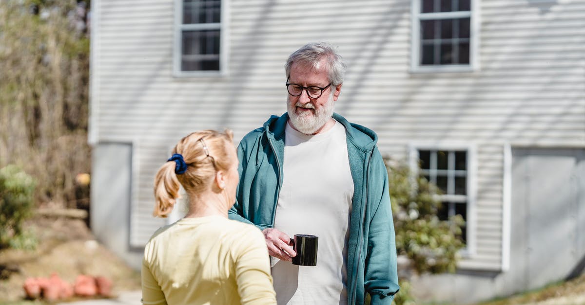 In what countries are tea towels available as souvenirs? [closed] - Senior couple spending time in yard of suburban house