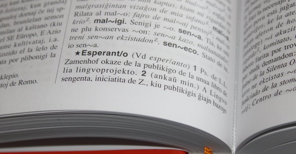 In what language should I address foreign customs and immigration? - Page of a Dictionary in Close-up Photography