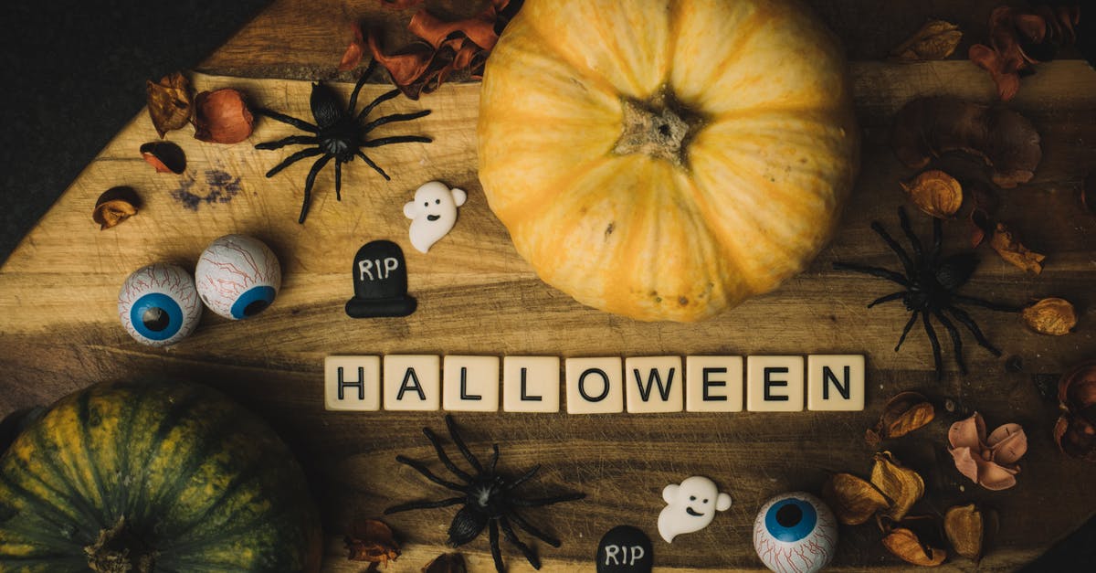 In which countries can I find spiders as traditional dishes? - Halloween Flat Lay