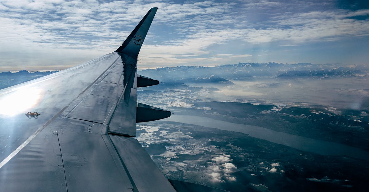 Included baggage for long haul flight with Lufthansa - Aircraft Wing