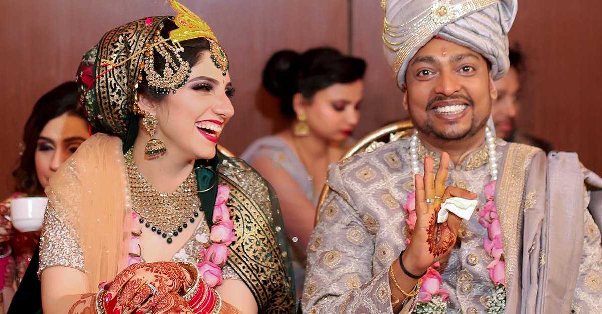 India Visa after marriage - A Couple Having a Traditional Wedding Ceremony