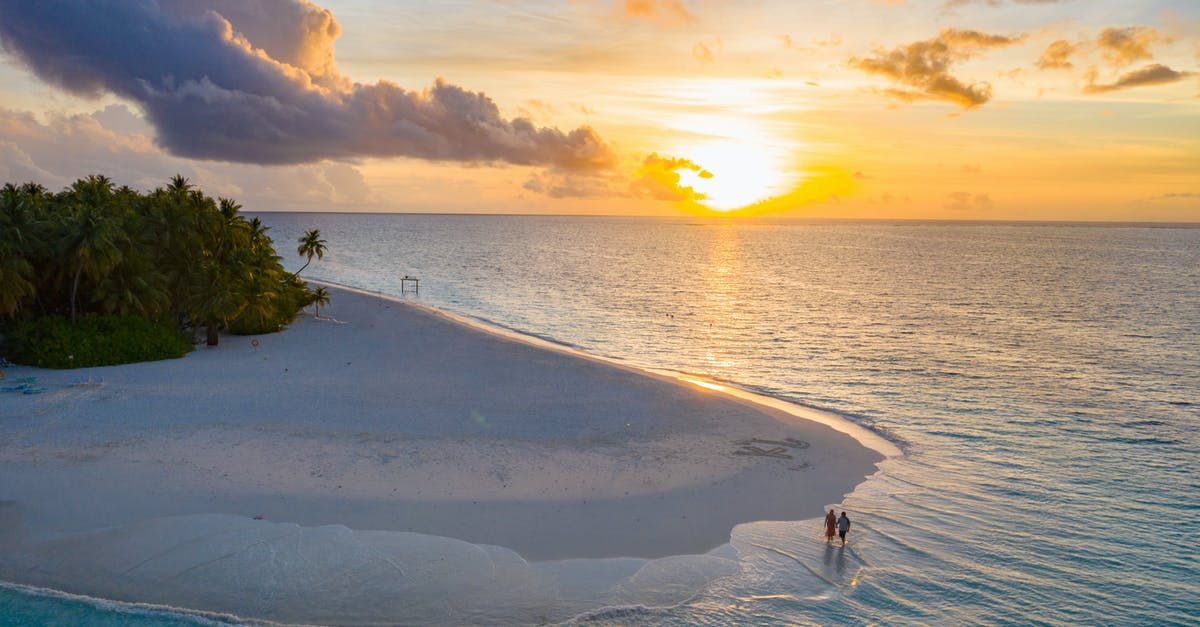 Indian residing in Switzerland travelling to Cancun Mexico - People on Beach during Sunset