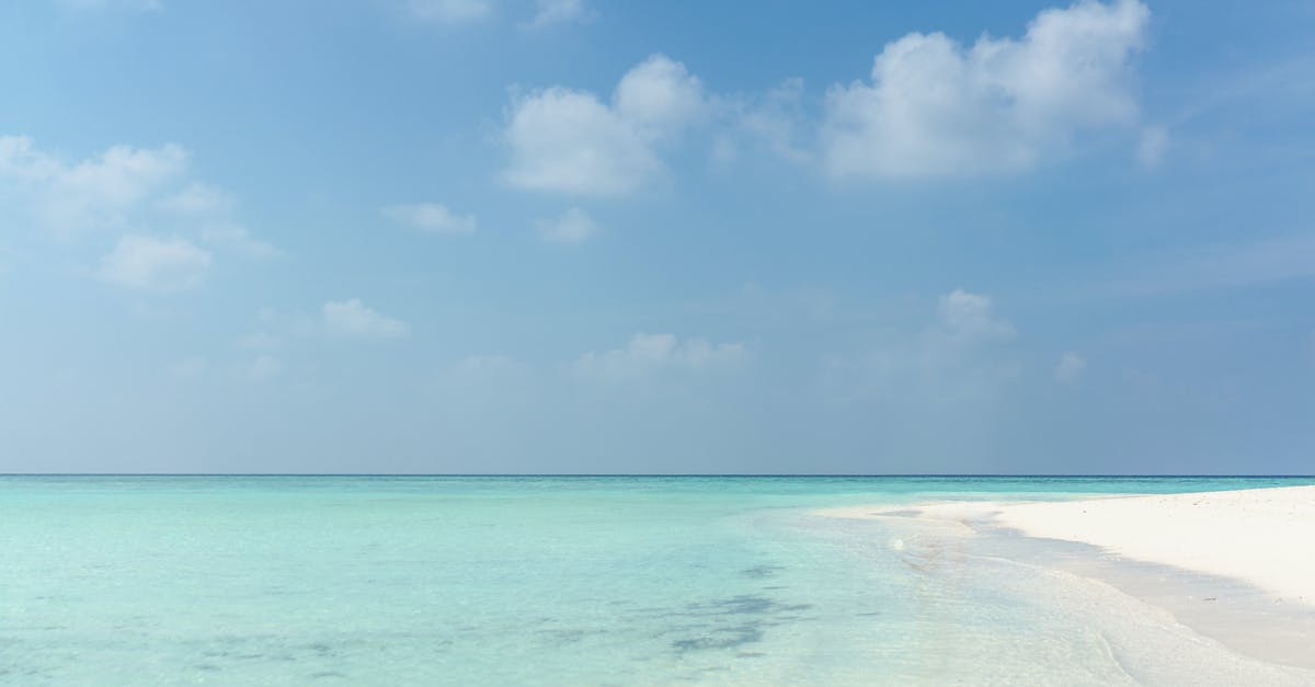 Indian residing in Switzerland travelling to Cancun Mexico - Blue Sea Under Blue Sky and White Clouds