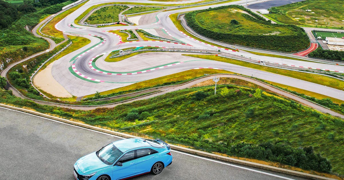 Indonesian Passport transiting Seoul to LA - Blue Car on Road