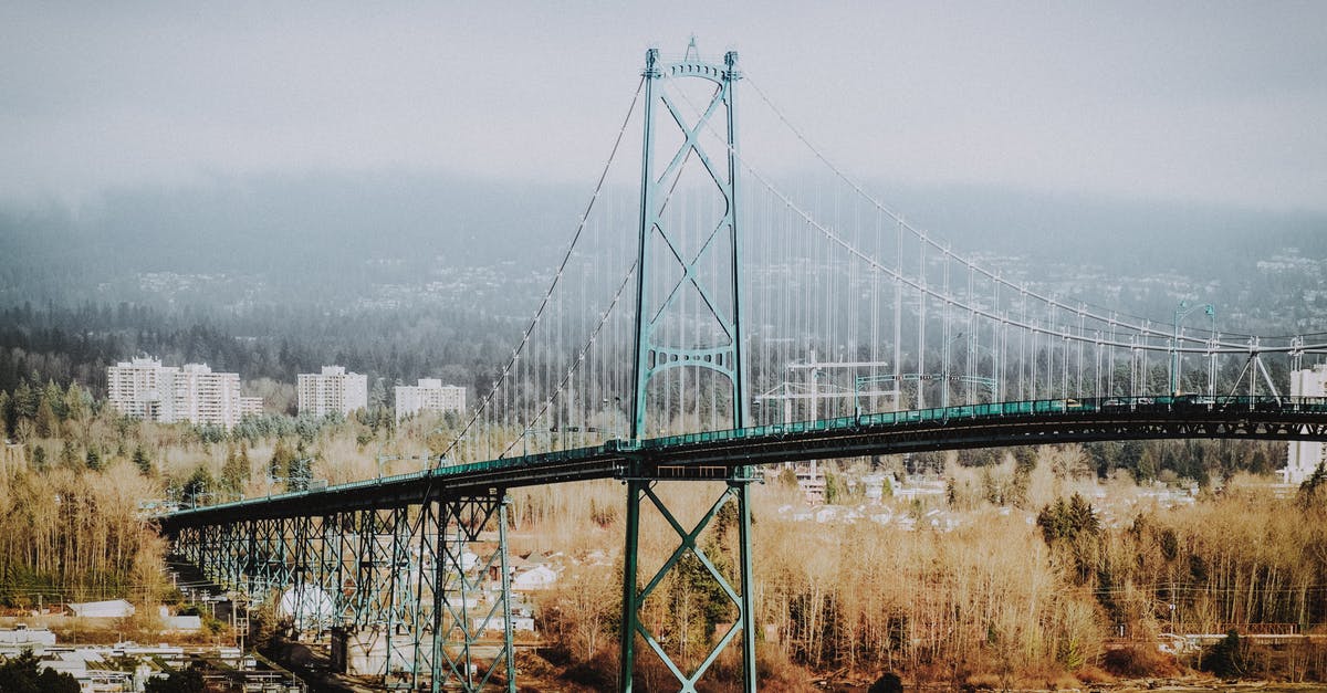 International-to-US connection in Vancouver in 40 minutes, possible? - Green Bridge over the River