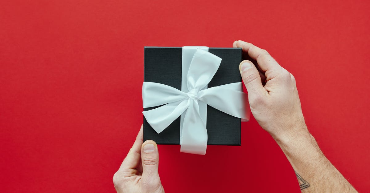 Interrail discount and birthday - Black Gift Box With White Ribbon