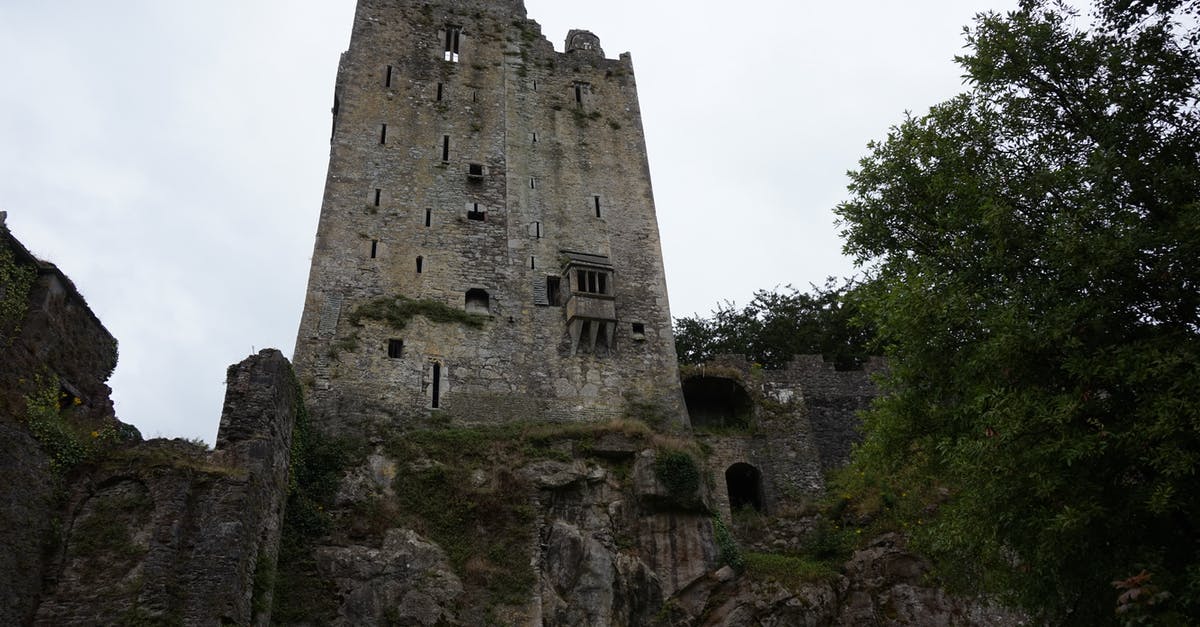 Ireland castle hotel options - Worm View of Concrete Structure