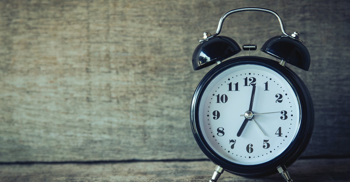 Is 20 minutes of transfer time enough at the Buffalo Greyhound station? - Black Analog Alarm Clock at 7:01