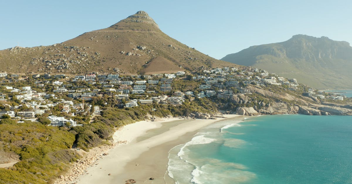 Is a transit visa required for South Africa? - Free stock photo of aerial photo, aerial photography, at the beach