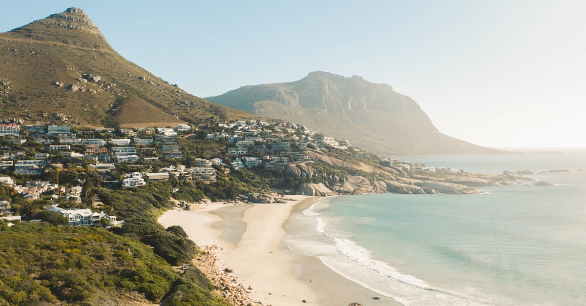 Is a transit visa required for South Africa? - Free stock photo of aerial photography, at the beach, bay