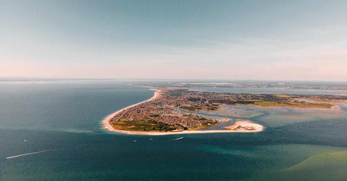 Is a visa required for Qeshm island in Iran? - Aerial Photography of an Island under the Sky