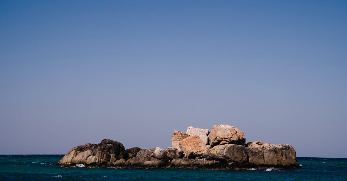 Is a visa required for Qeshm island in Iran? - Brown Rock Formation on Blue Sea Under Blue Sky