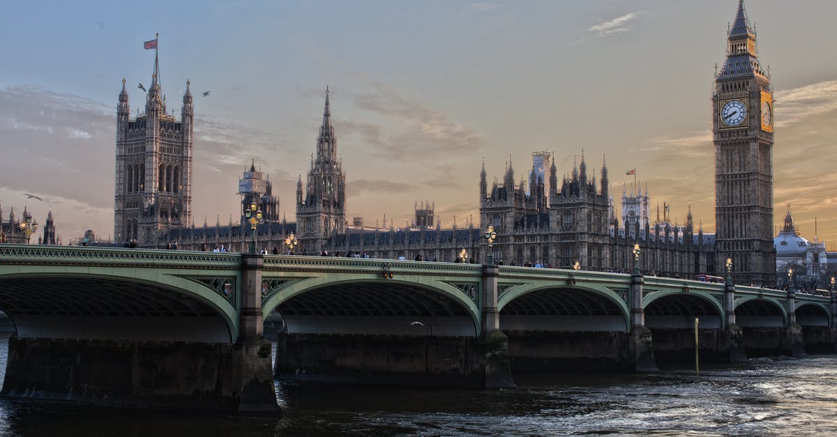 Is Big Ben visible from the British museum? - Bridge over River in City