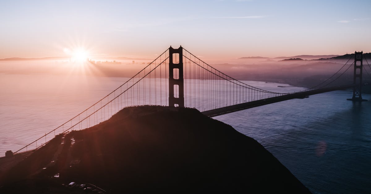 Is California a year-round destination? [closed] - Aerial View of Silhouette of Golden Gate Bridge during Sunset