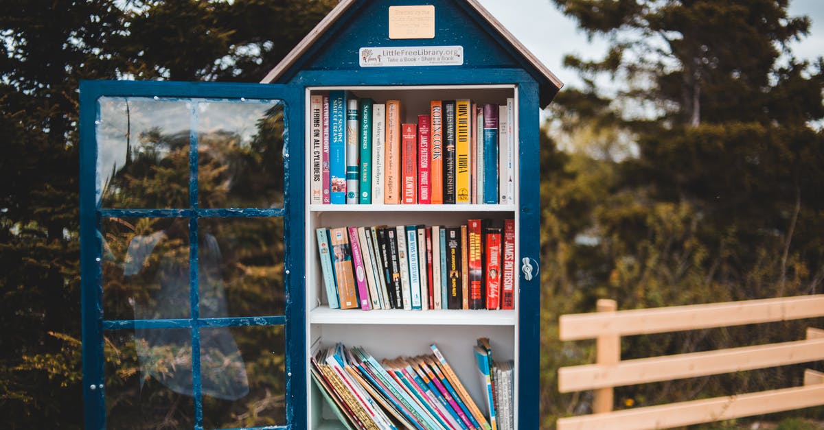 Is Copenhagen bike share a good choice for a tourist? - Wooden house shaped public bookcase with opened door filled with books and located in lush green park