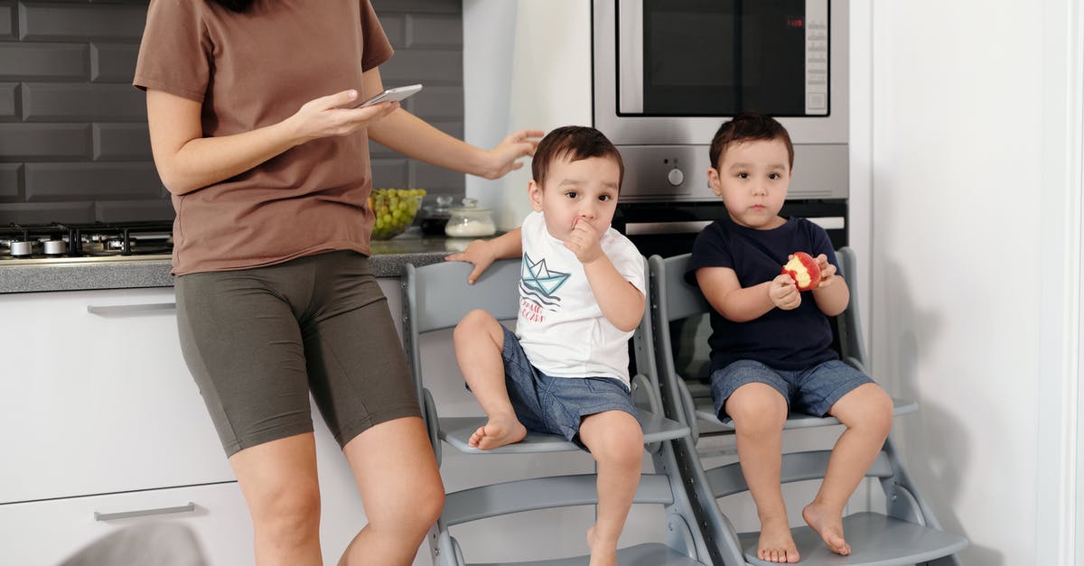 Is eating permitted on Southwest Airlines today? - Mother and Her Children Eating at the Kitchen