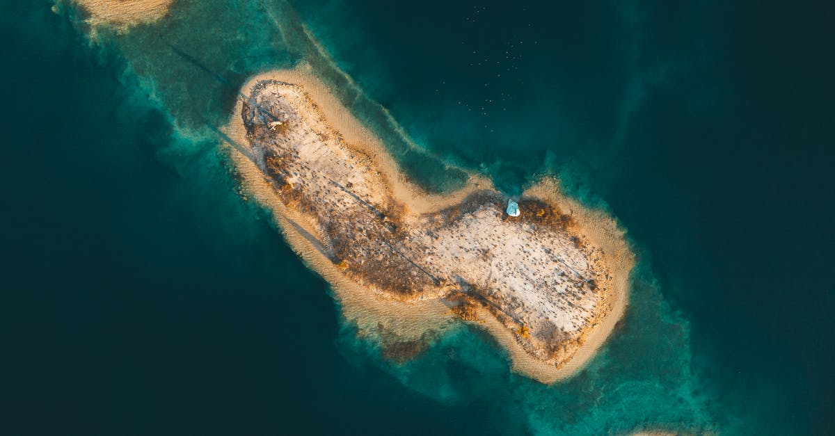 Is Florida ocean water warm enough to swim in February? - Aerial View of Island