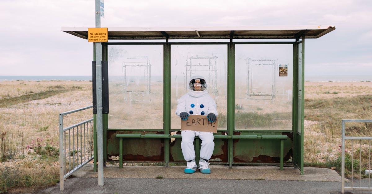Is hitchhiking permitted in the Faroe Islands? - Astronaut Waiting At A Bus Stop
