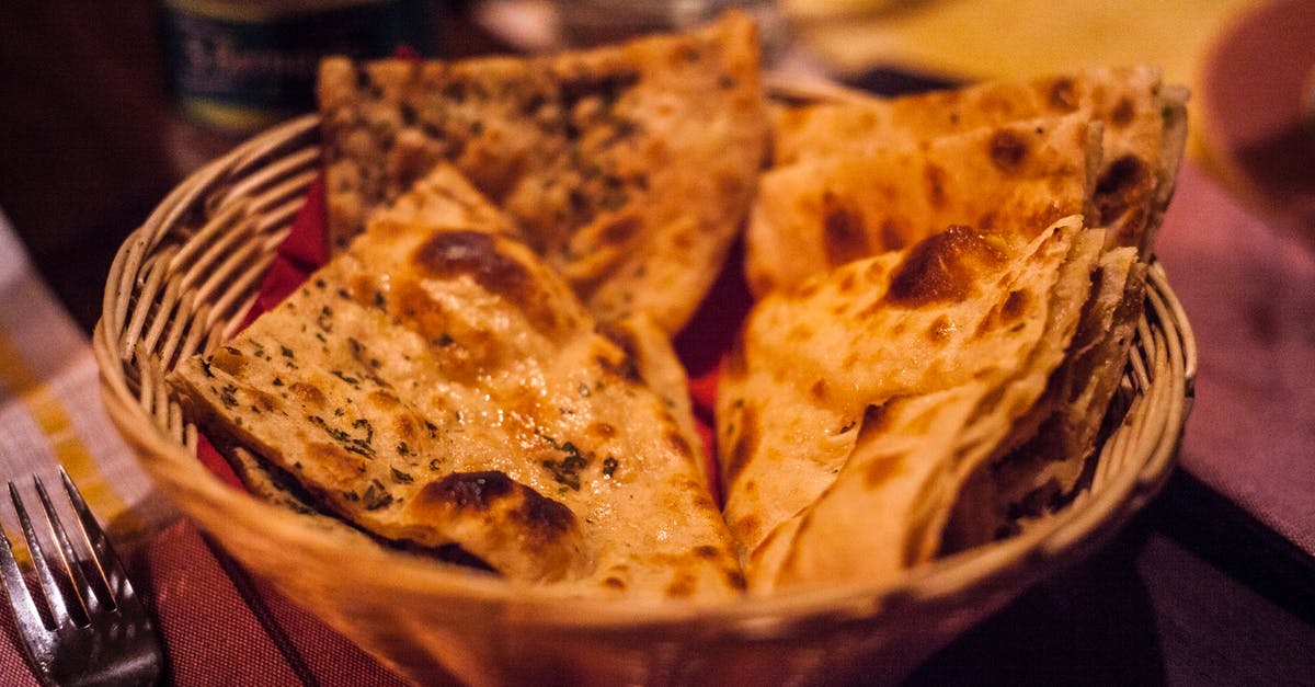 Is Indian food easily available in European countries? - Basket of Cooked Flatbreads