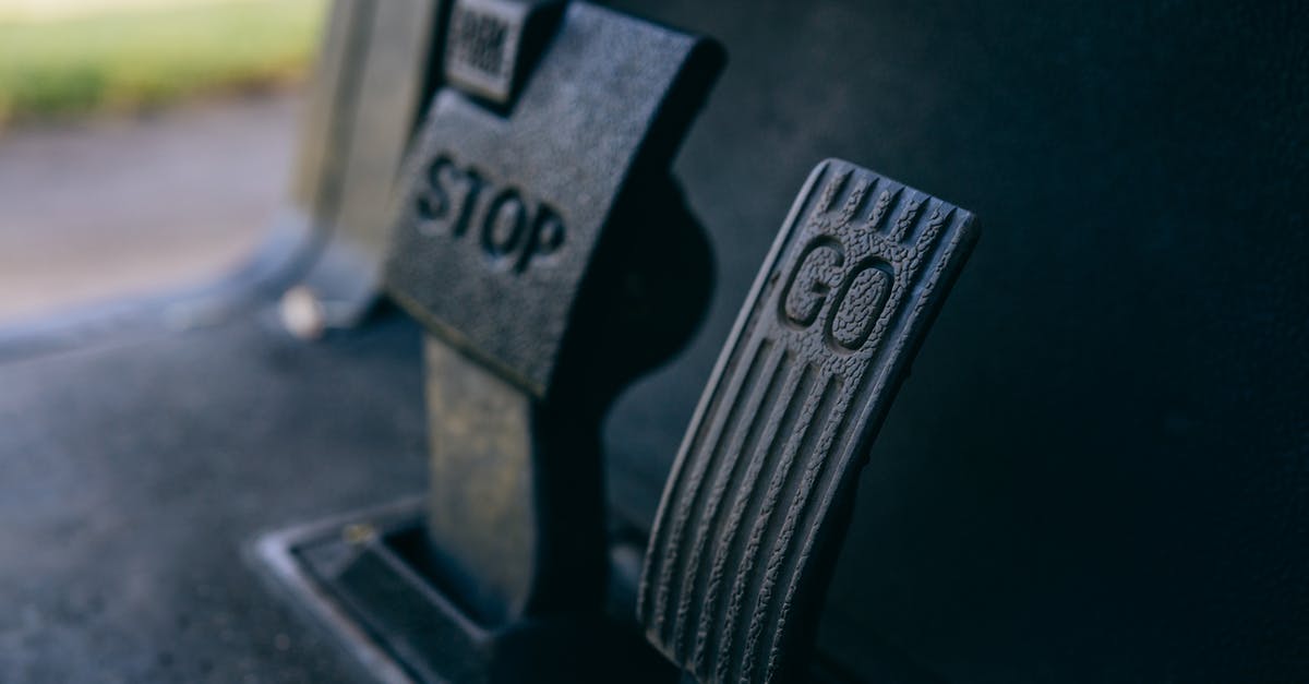 Is it advised to go travel? [closed] - 
A Close-Up Shot of Golf Cart Pedals