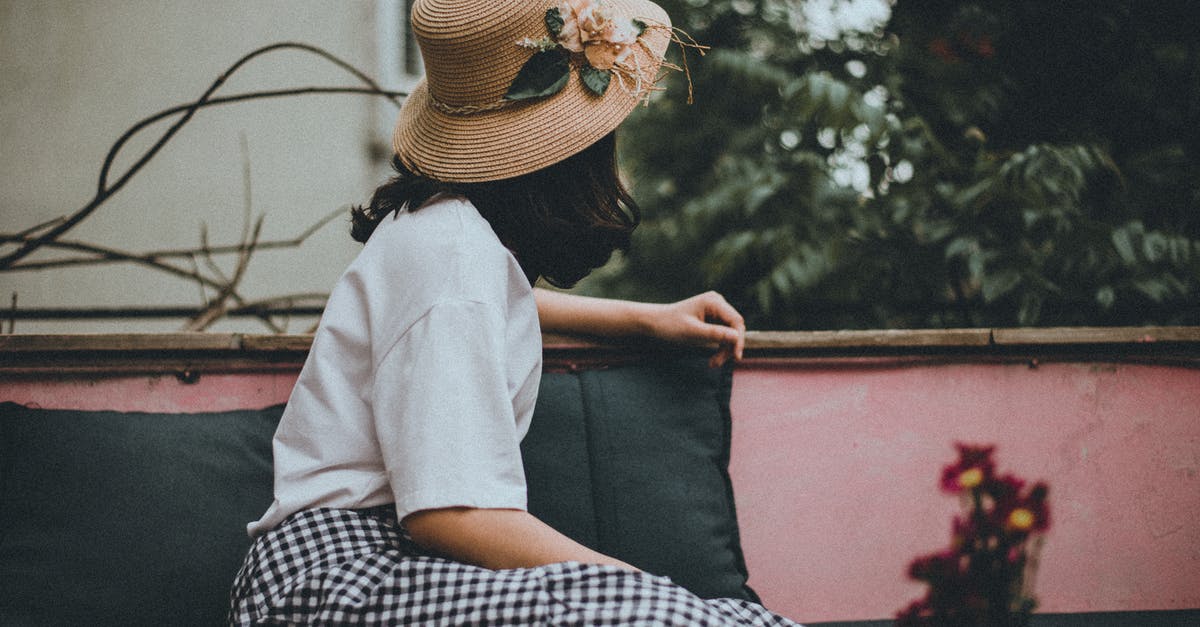 Is it appropriate to wear a knee-length yukata on summer festivals? - Woman Wearing Sun Hat Looking Backward