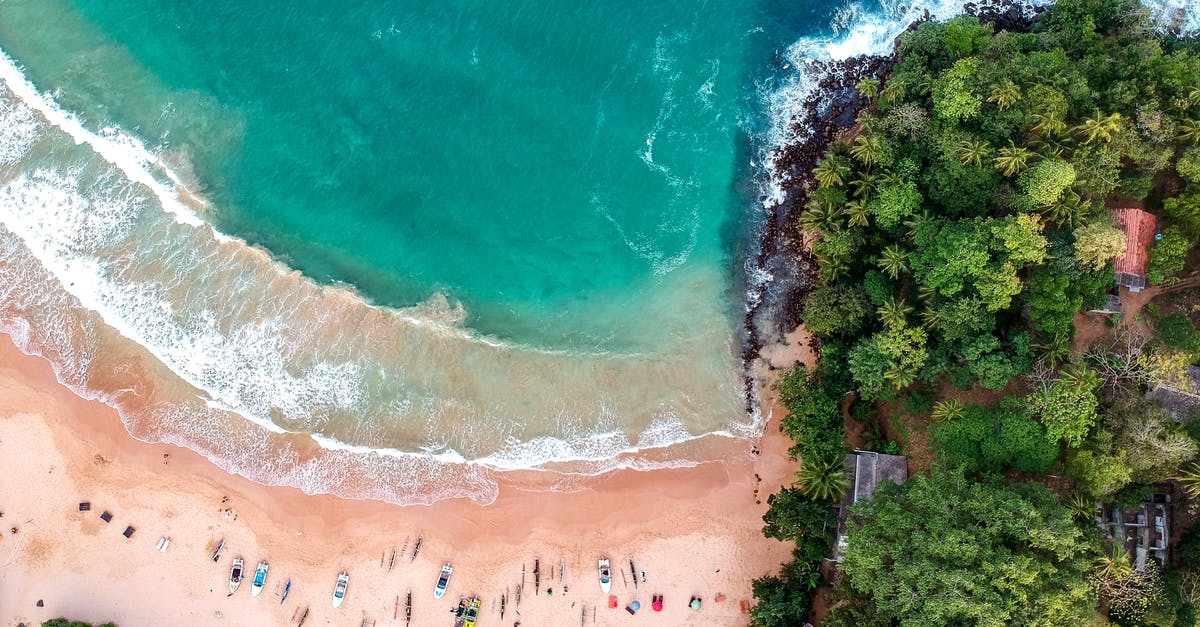 Is it currently safe to travel through Sri Lanka? - Aerial Photography of Sea