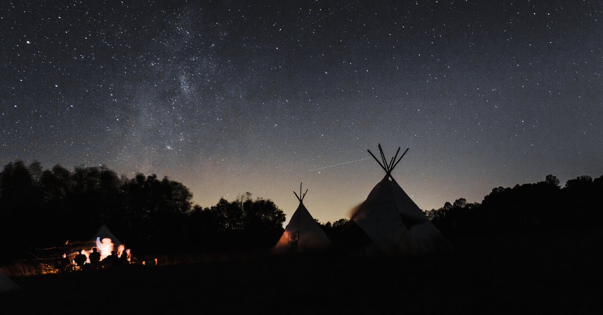 Is it possible to camp in a tent in Finland - Tent Under Starry Night Sky