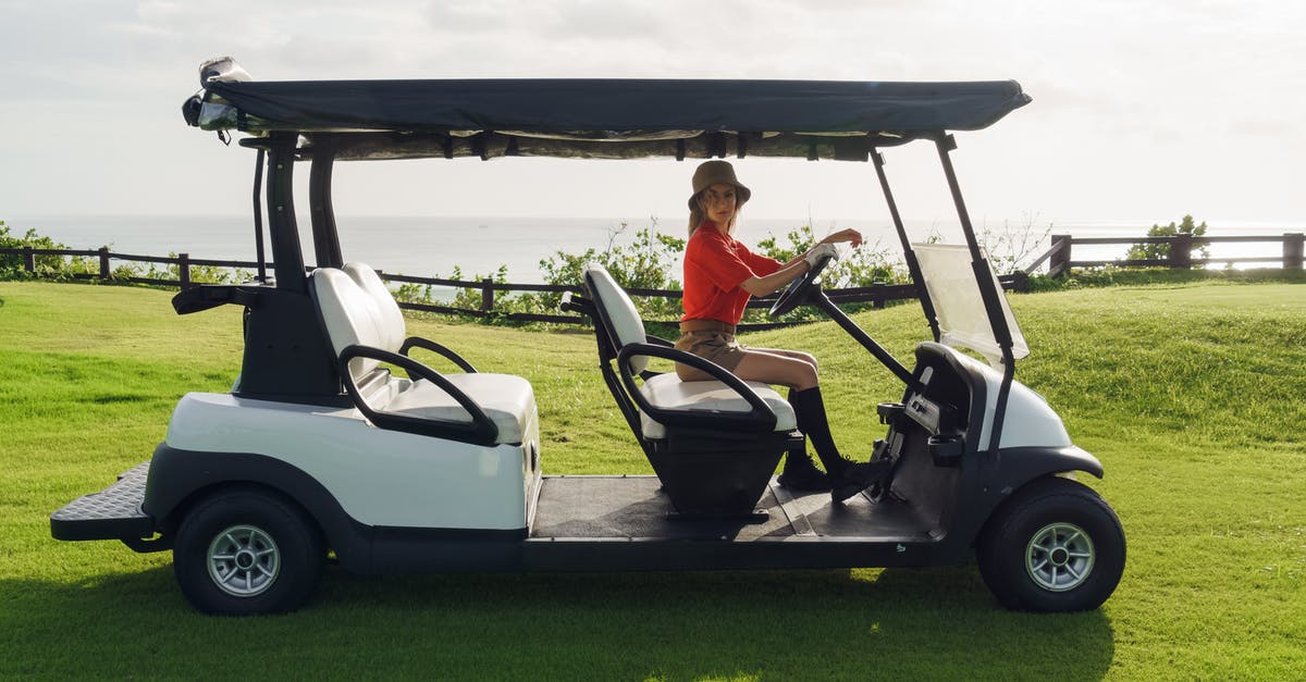 Is it possible to drive to Hawaii? - White and Black Golf Cart