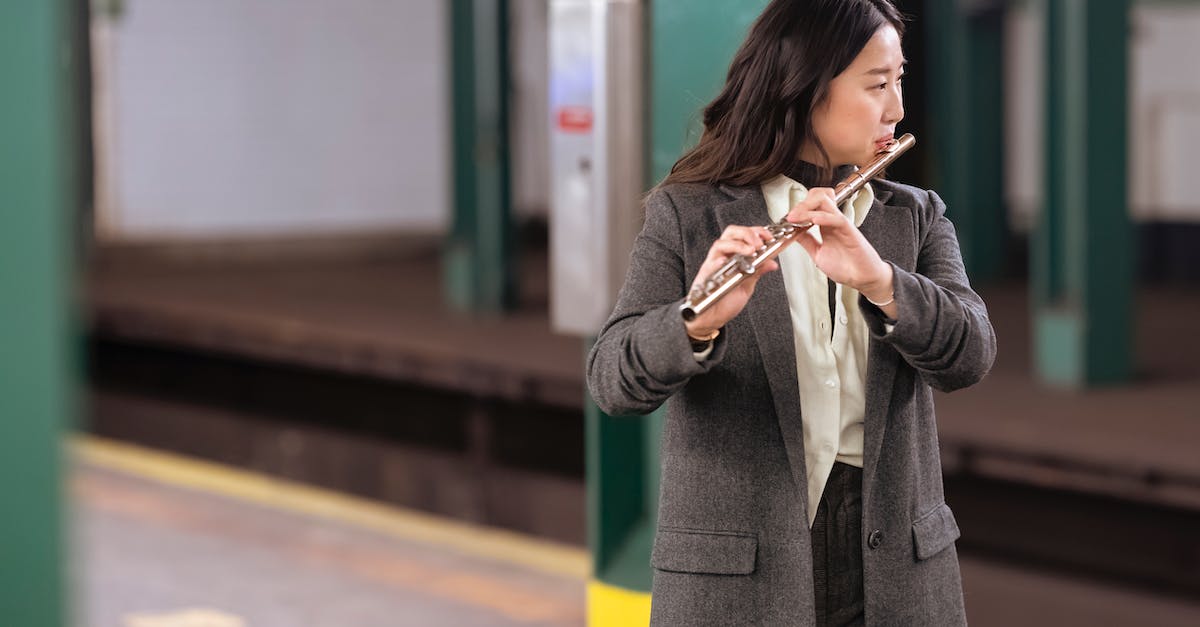 Is it practical to live in Stockholm's inner city while studying in Kista? [closed] - Asian woman in suit playing flute in subway