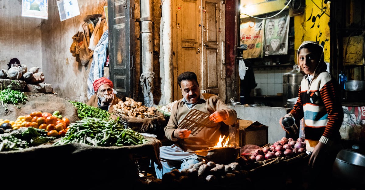 Is landing time displayed in local timezone? - People Selling Assorted Vegtables