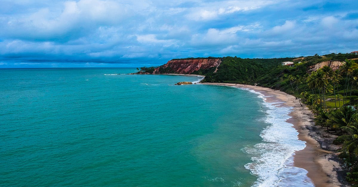 Is Portugal open to travel from Brazil and vice versa, by plane? Covid problems? - Aerial Photo of Beach