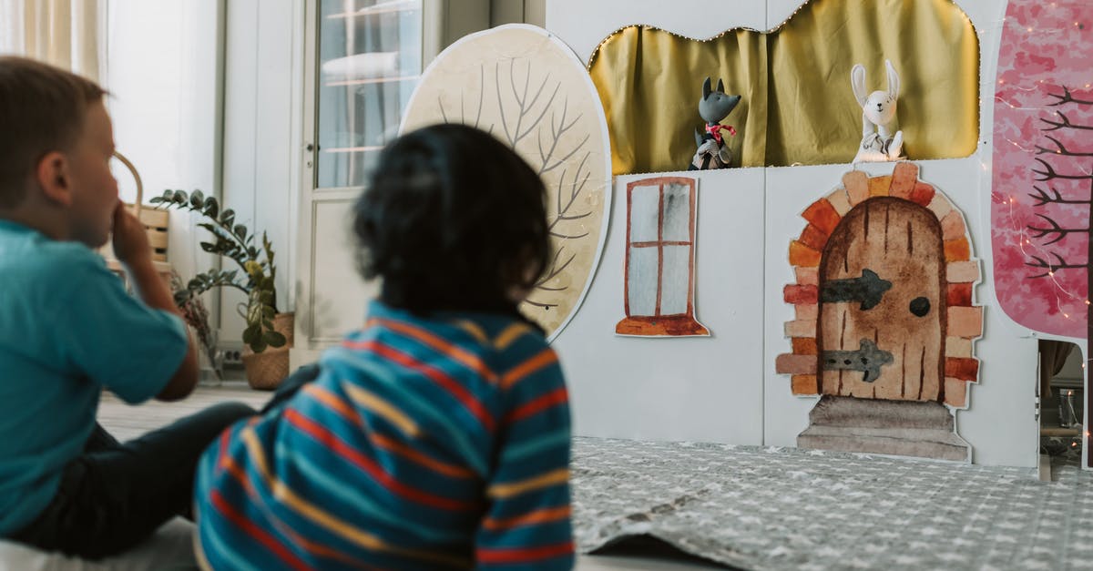 Is Prague known for their Marionette / Puppet shows? - Toddlers watching a Puppet Show 