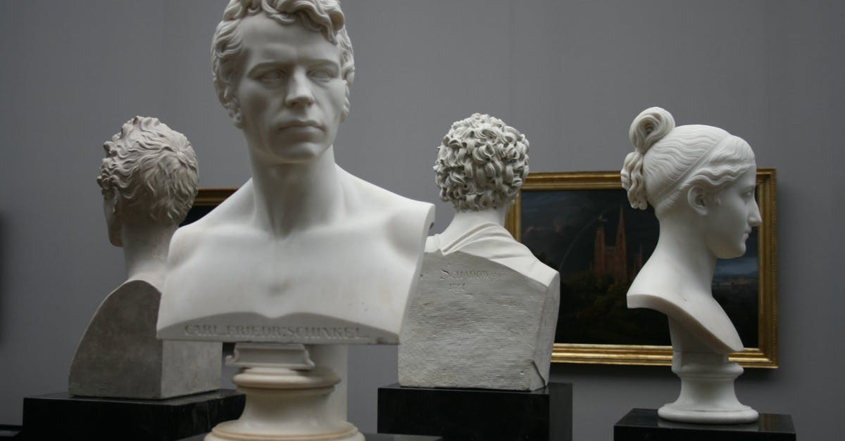 Is pre-revolutionary artwork uncensored in Iranian museums? - Men and Woman Head Busts