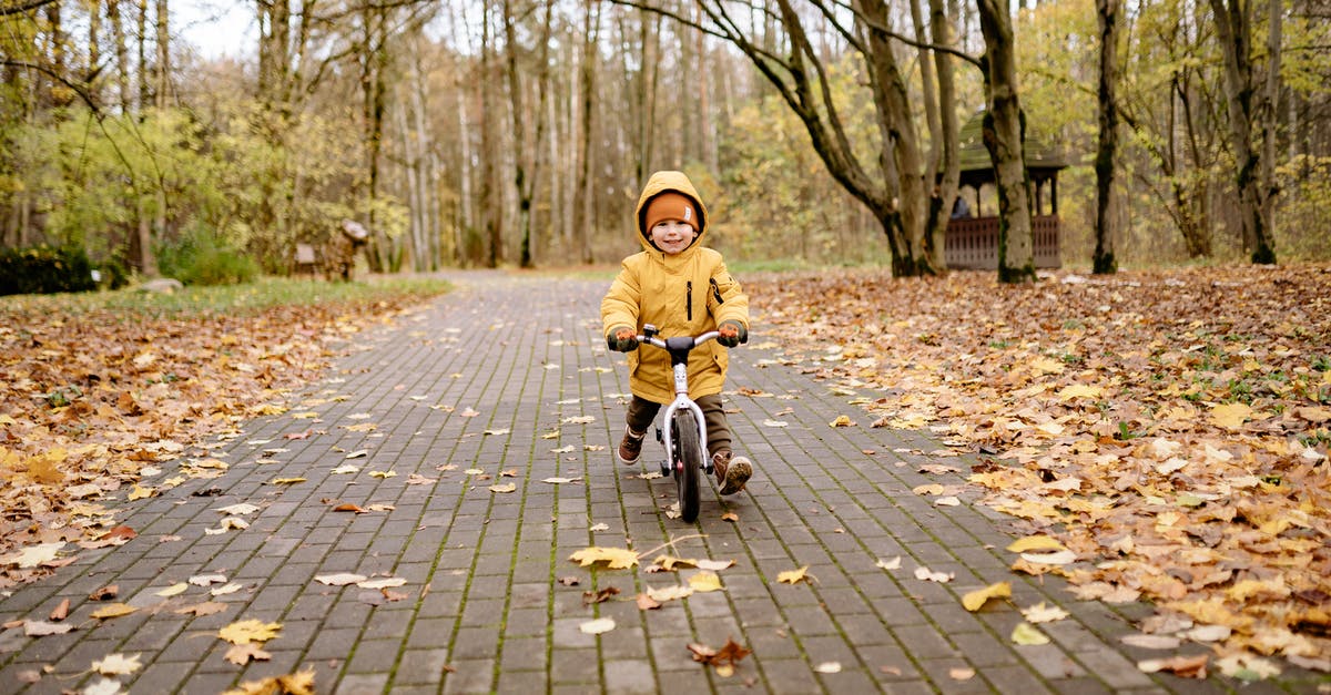 Is riding a bicycle in the parks of Glasgow allowed? - Free stock photo of boy, child, fall