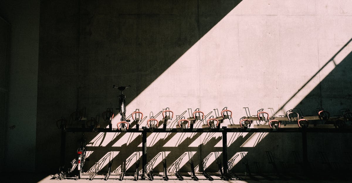 Is Roma bike sharing service active? - Bicycle parking near concrete wall