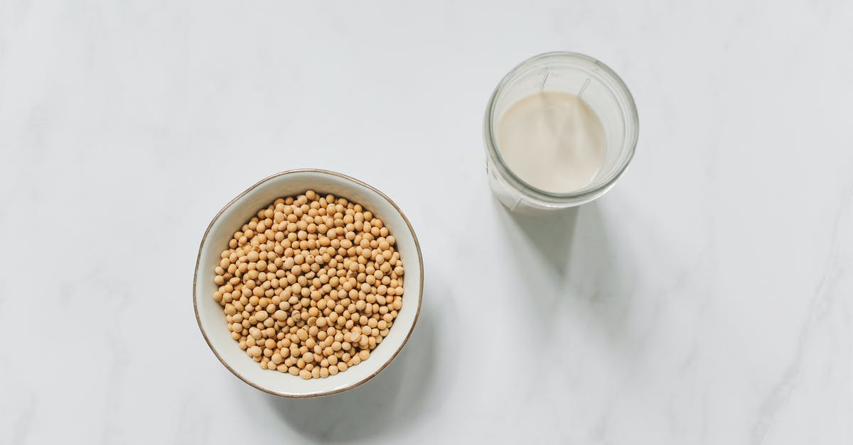 Is soy milk easy to get in Western Europe? - Top View Photo of Soybeans on Bowl Near Drinking Glass With Soy Milk
