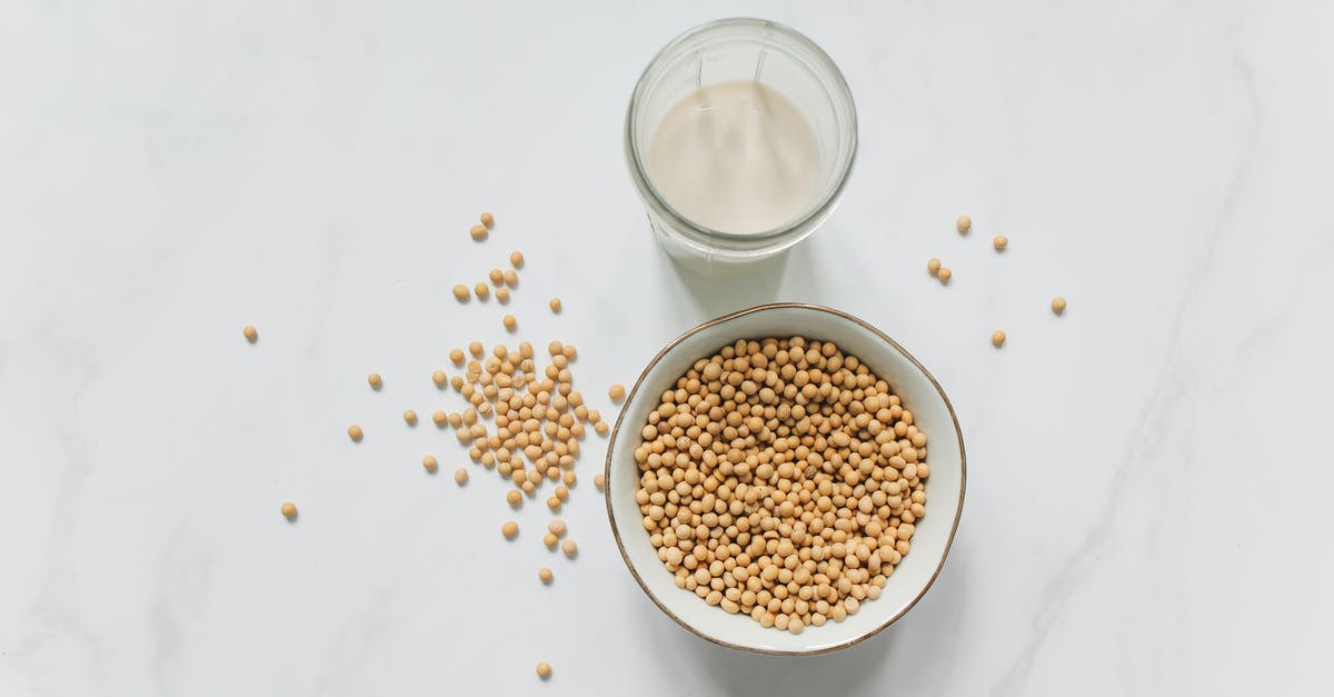 Is soy milk easy to get in Western Europe? - Top View Photo of Soybeans on Bowl Near Drinking Glass With Soy Milk