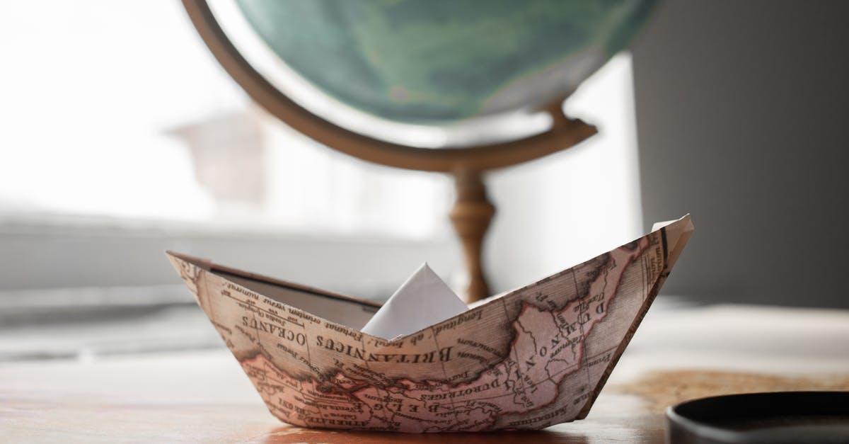 Is Sydney - Papeete - Easter Island - Santiago possible on a round the world ticket? - Paper boat near globe in room