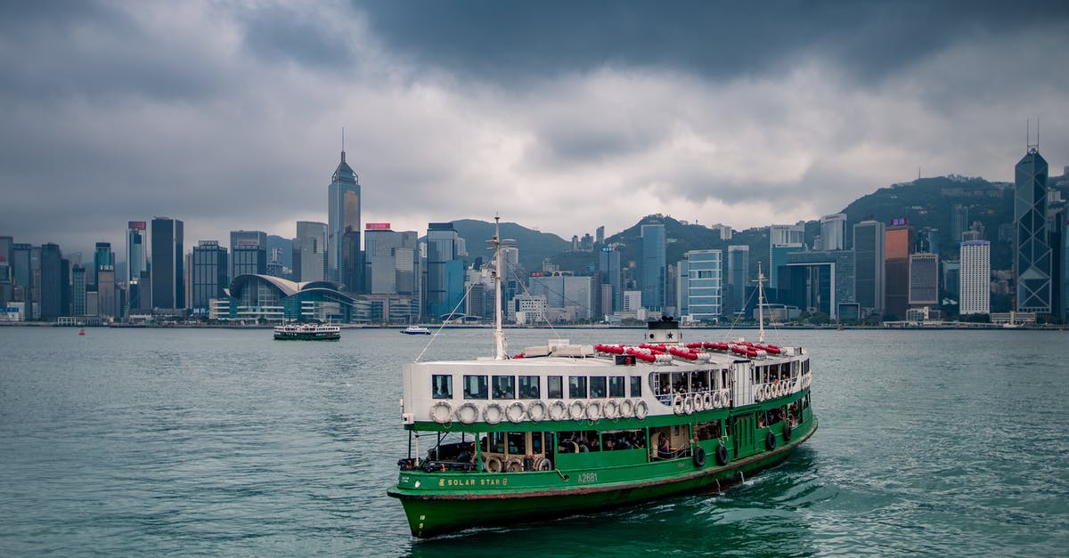 Is the ferry from Hong Kong to Macau crowded during weekends? - Green and White Ferry Boat Sailing Near City Buildings