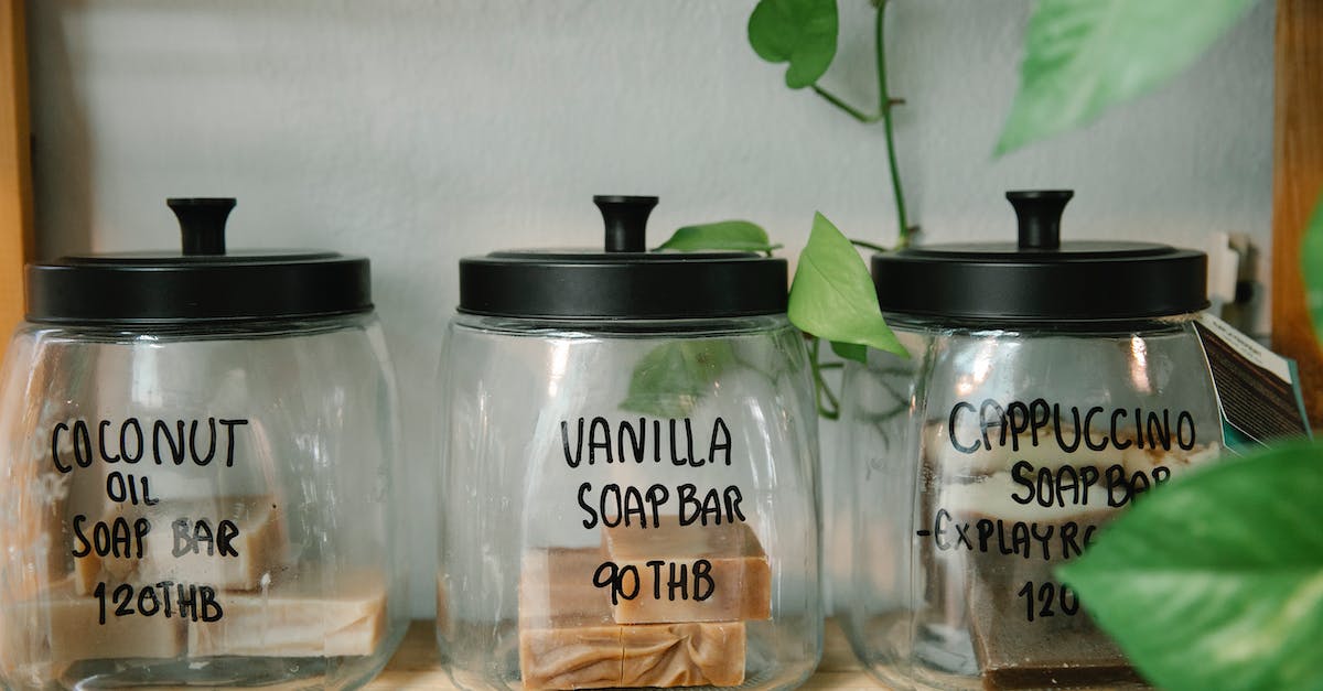 Is there any reason not to do laundry with bar soap? - Transparent jars with natural bar soap