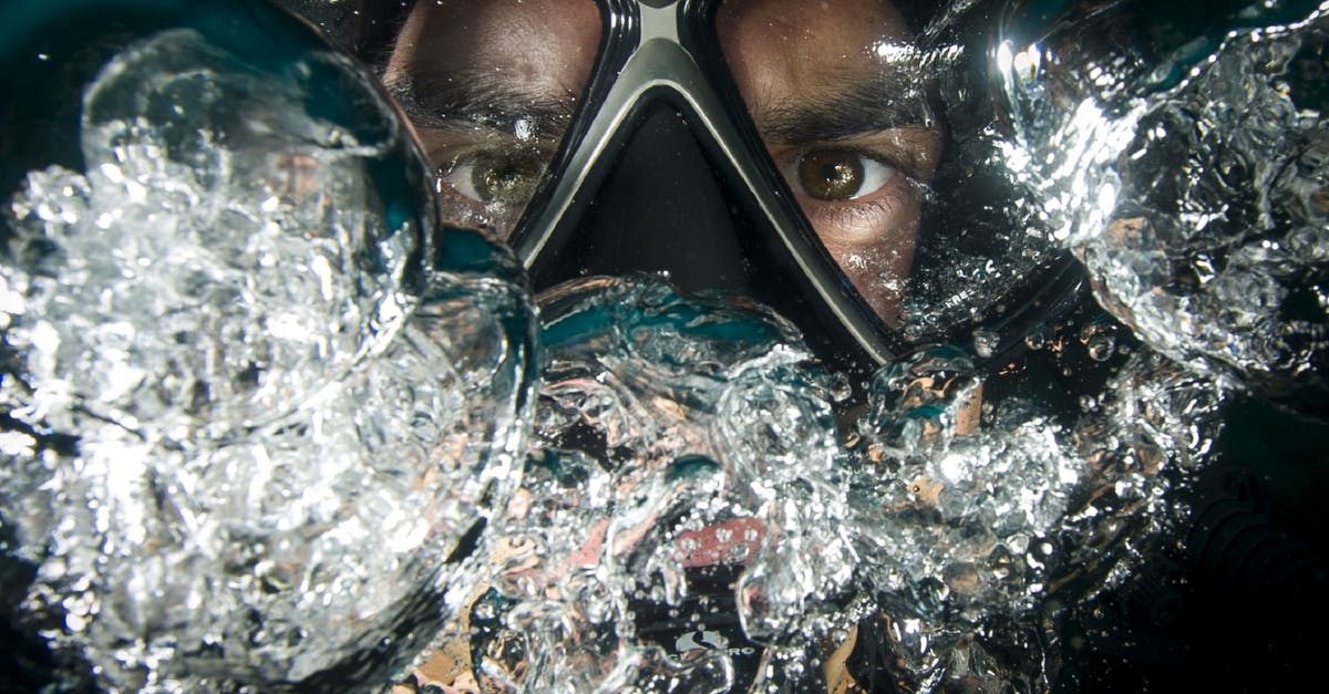 Is there any visibility and currents database/website for scuba divers? - Man Wearing Googles