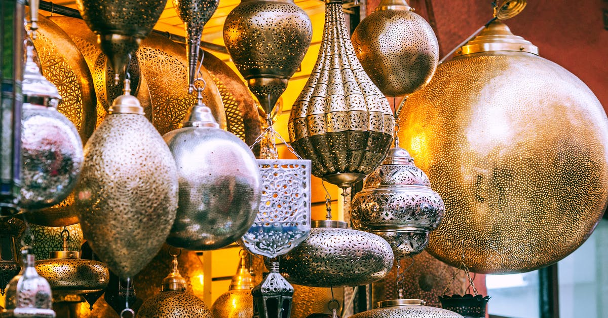 Is there anywhere in Toronto where I can sell Moroccan dirhams (MAD)? - Vintage lamps in oriental style
