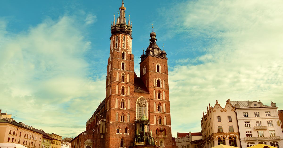 Is this path in Krakow, Poland drivable? - Brown Concrete Church