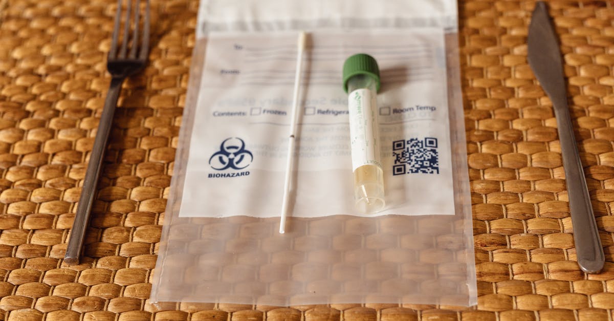 Is Turkey still doing random COVID PCR tests on incoming passengers? - Swab Testing Kit on a Straw Placemat