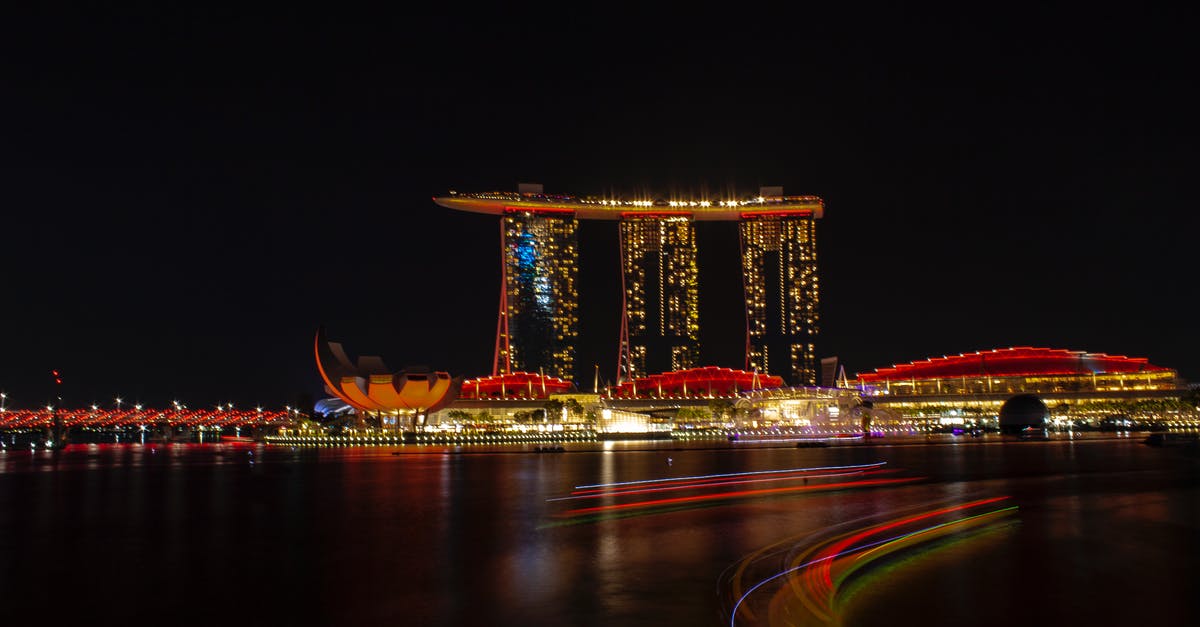 Is visiting Singapore for attending a conference Business or Tourism? - Illuminated Buildings In The City